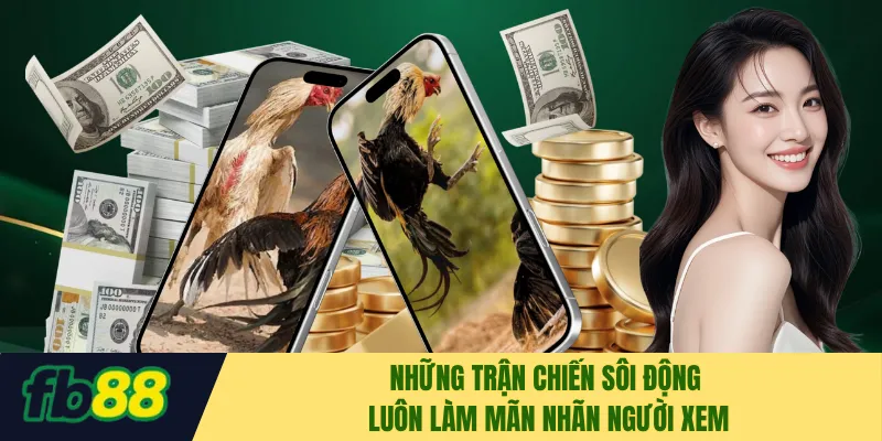 Những trận chiến sôi động luôn làm mãn nhãn người xem