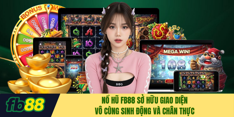 Nổ hũ FB88 sở hữu giao diện vô cùng sinh động và chân thực